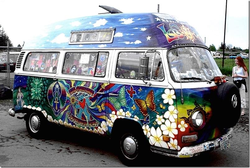 psychedelic-van